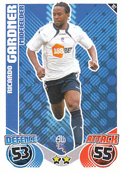 Ricardo Gardner Bolton Wanderers 2010/11 Topps Match Attax #102